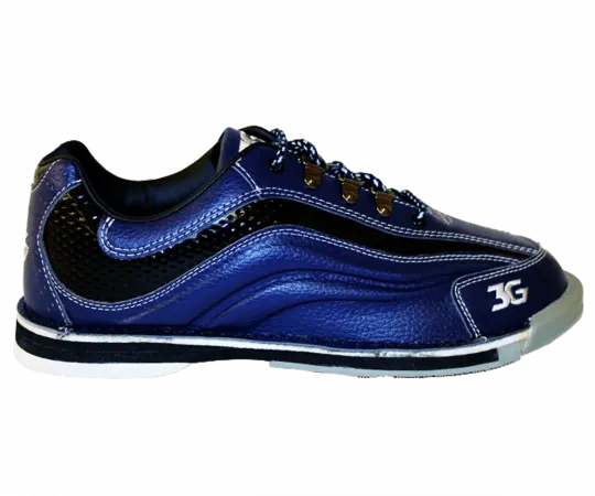 3G Sport Ultra Black/Blue Herren Bowling Schuh