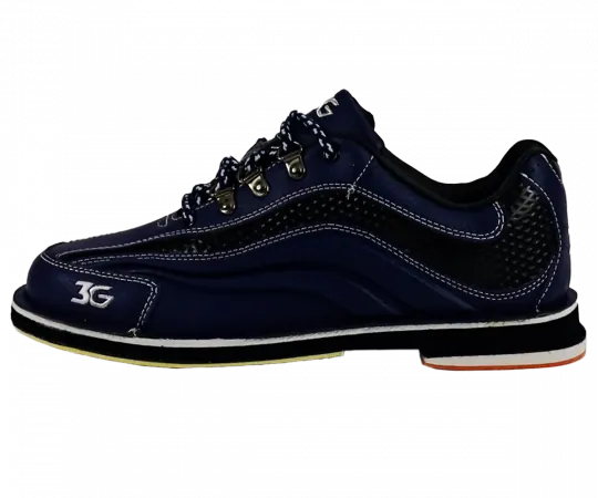 3G Sport Ultra Black/Blue Herren Bowling Schuh