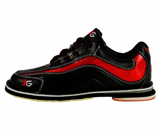 3G Sport Ultra Black/Red Herren Bowling Schuh