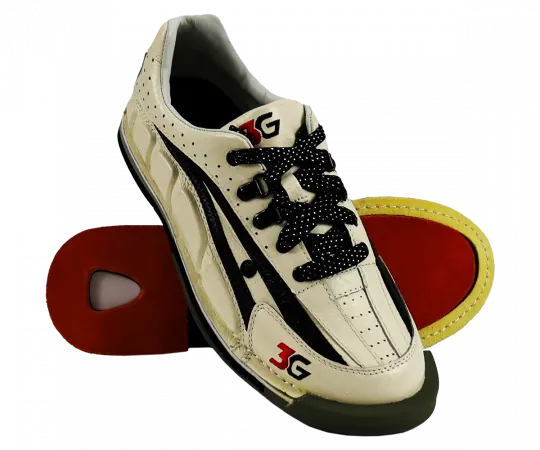 3G Tour Ultra White/Black Herren Bowling Schuh