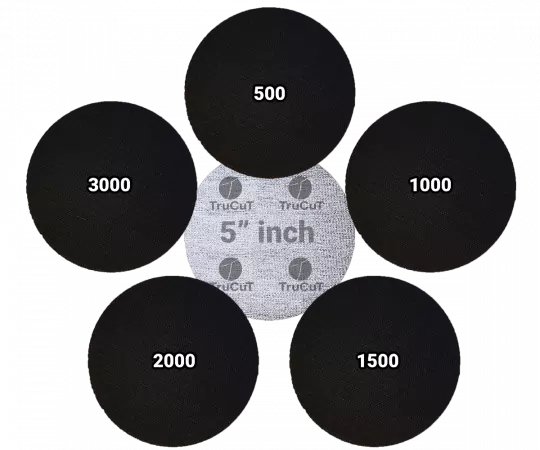 CtD - TruCut Sanding Pads 5” inch Bowlingpad