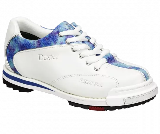 DEXTER SST 8 PRO - White/Blue Tie Dye Damen Bowling Schuh