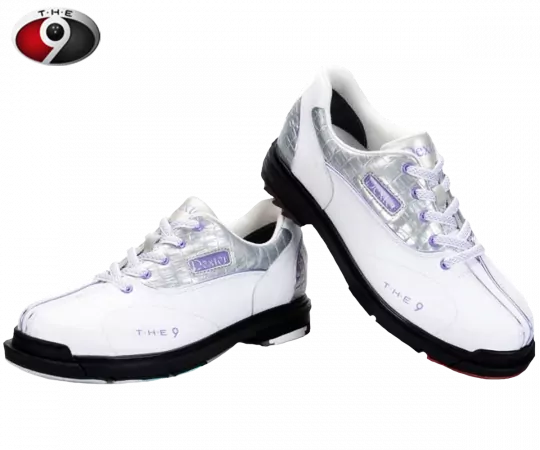 DEXTER T•H•E 9 White/Silver/Purple Damen Bowling Schuh