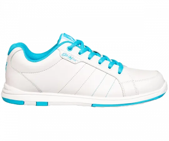 KR-STRIKEFORCE Satin White/Aqua Damen Bowling Schuh