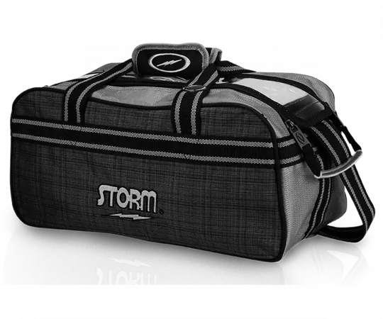 STORM Double Tote - Grey Plaid