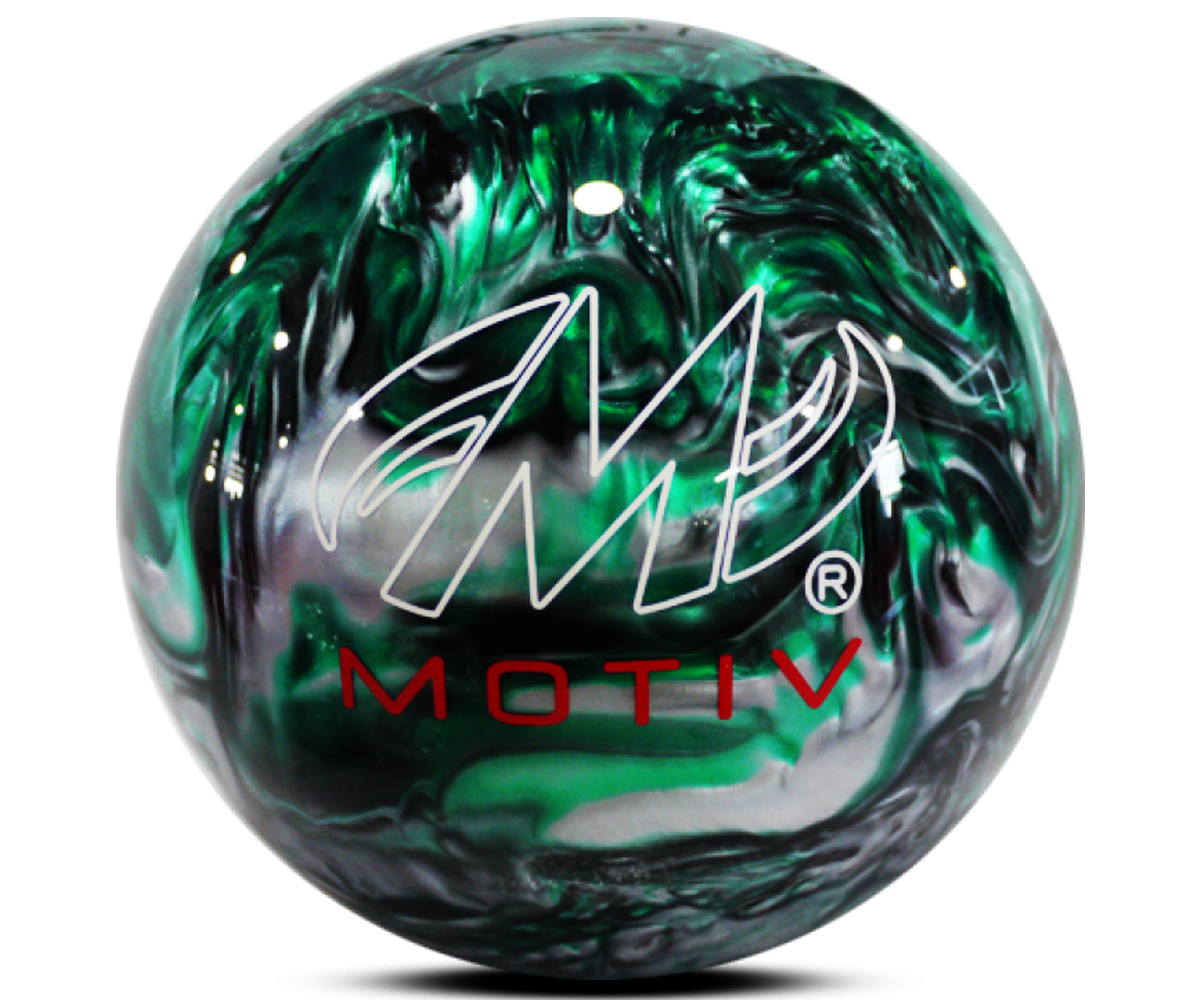 Ball Dealers Bowling Pro Shop Motiv® Aspire Greenblacksilver Bowling Ball