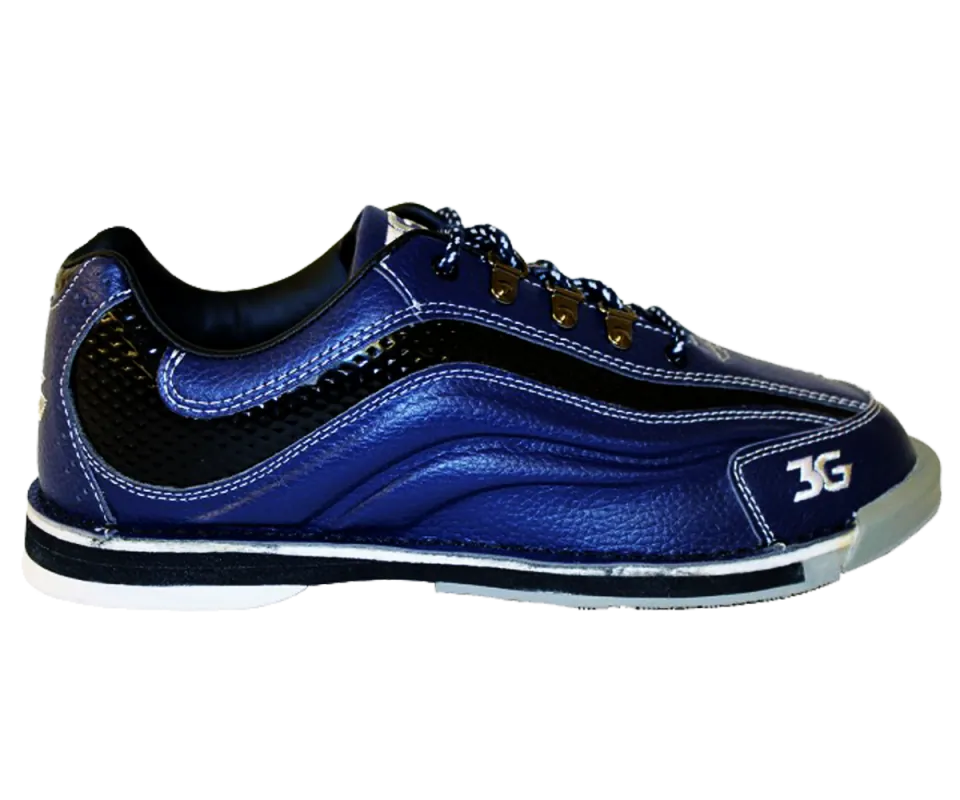 3G Sport Ultra Black/Blue Herren Bowling Schuh