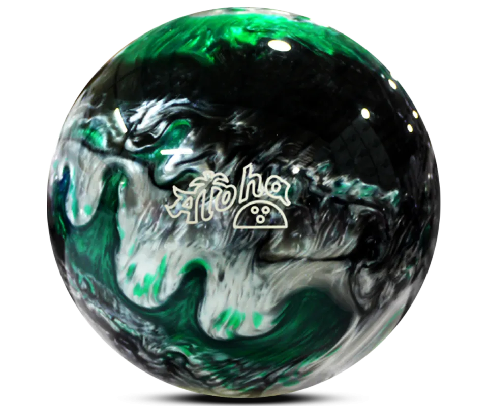 ALOHA ZERO "SPAREMINT" Bowling Ball Logo