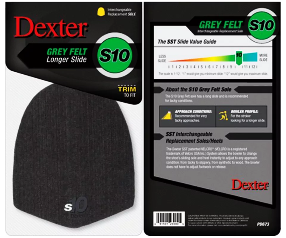 DEXTER Wechselsohle SST S10 Grey Felt