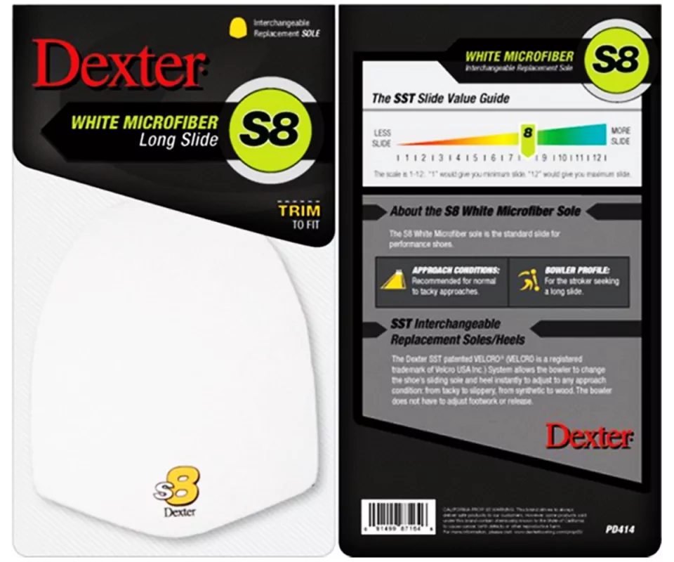 DEXTER Wechselsohle SST S8 White Mikrofaser