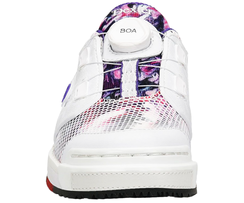 DEXTER SST 8 Power Frame BOA® - White/Purple Multi Damen Bowling Schuh DEXTER SST 8 Power Frame BOA® - White/Purple Multi Damen Bowling Schuh