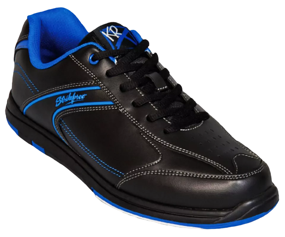 KR-STRIKEFORCE Flyer Black/Mag Blue Herren Bowling Schuh