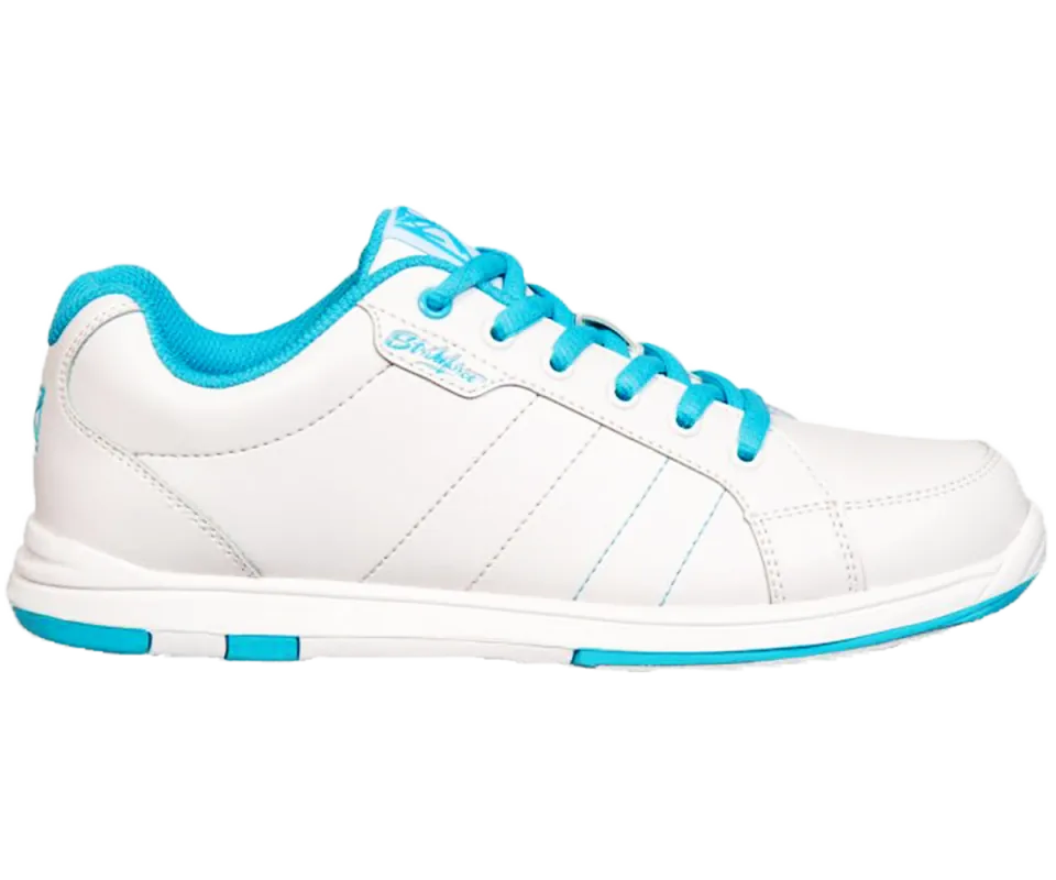 KR-STRIKEFORCE Satin White/Aqua Damen Bowling Schuh