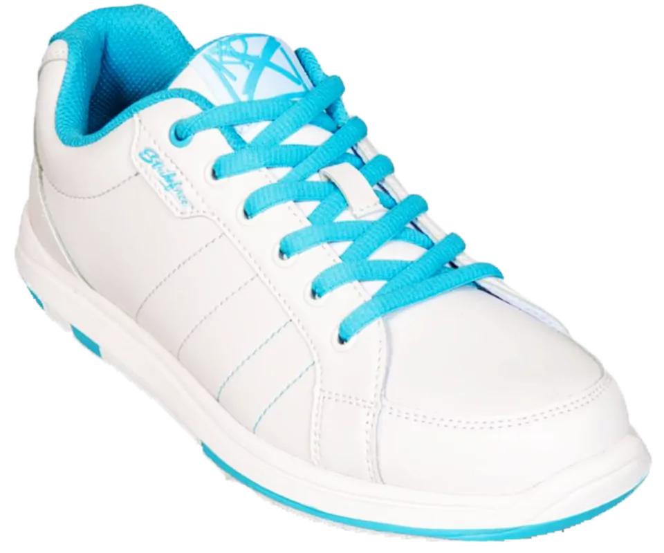 KR-STRIKEFORCE Satin White/Aqua Damen Bowling Schuh