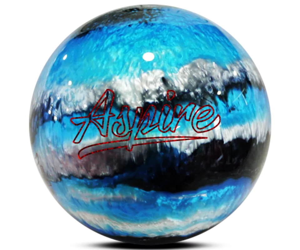 MOTIV® Aspire - Sky/Black/Silver Bowling Ball