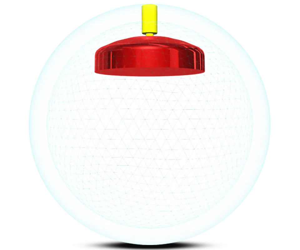 ROTO GRIP Jester Clear Polyester Bowling Ball Kern