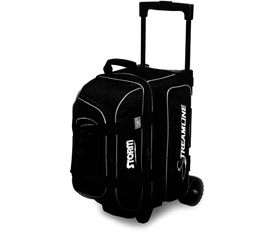 STORM Double Roller Streamline - Black/Silver Bowlingtasche