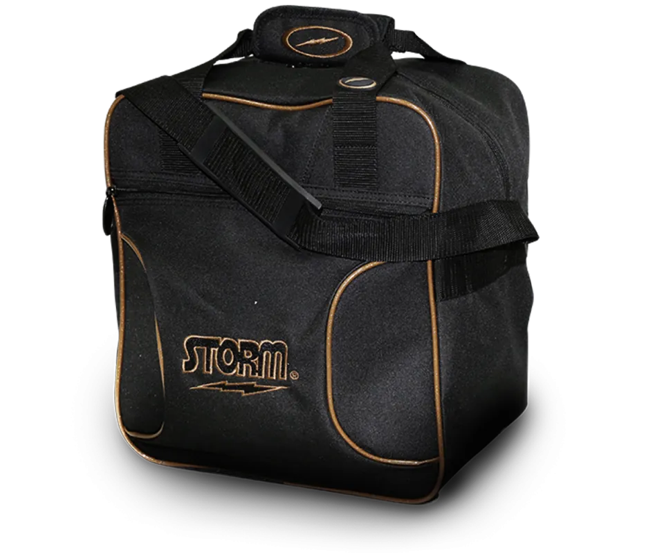 STORM Single Solo Tote - Black/Gold