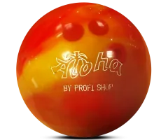 Gebrauchter ALOHA Orange/Yellow Bowling Ball